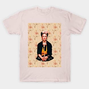 Frida Kahlo Cherry Blossom Feminist T-Shirt